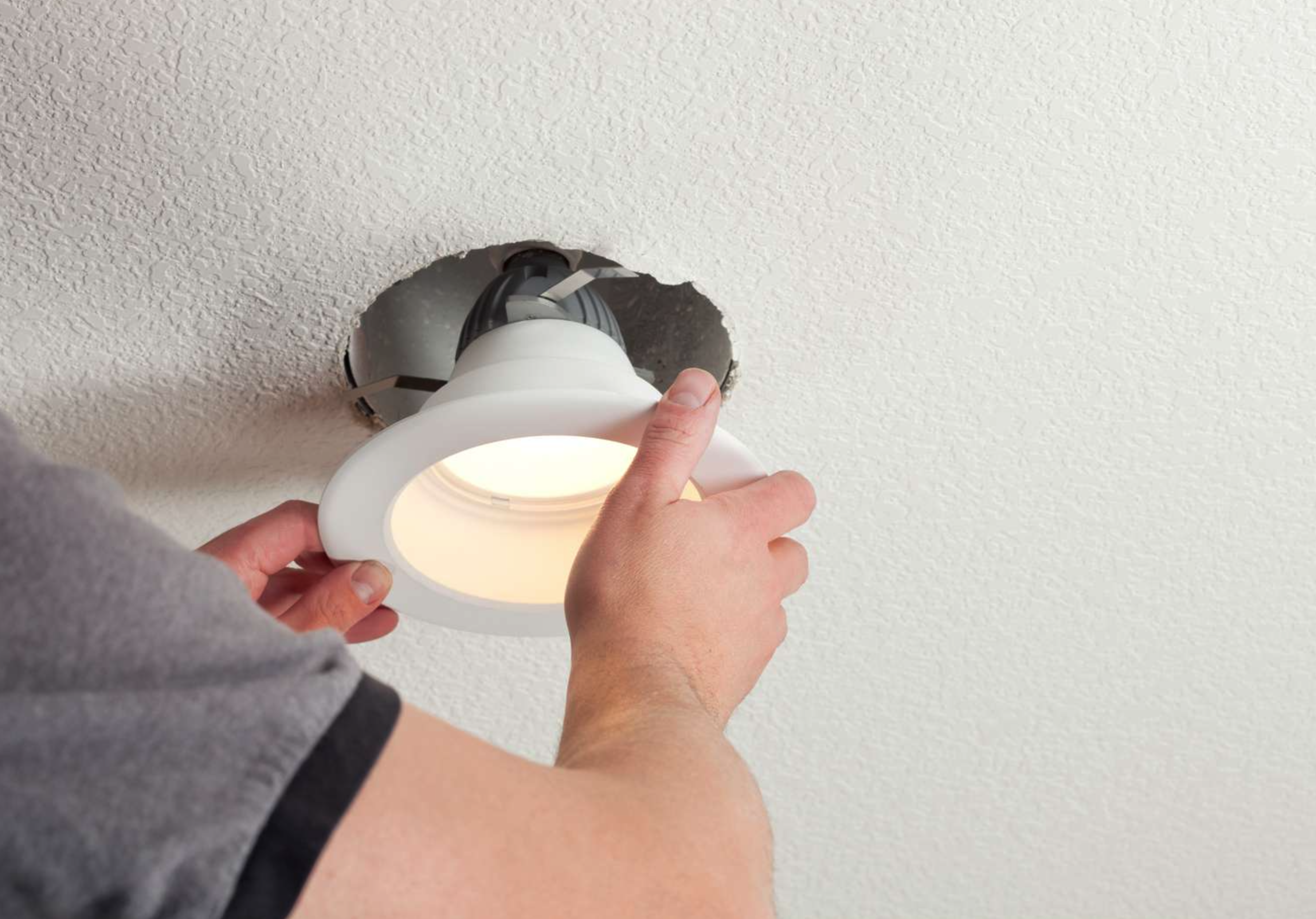 Installing and LED Downlight