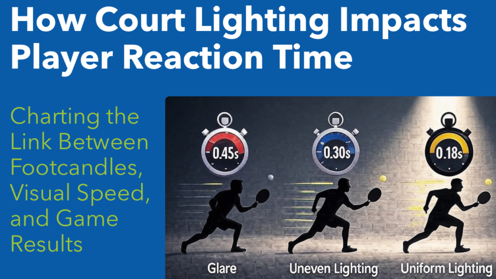 How Court Lighting Impacts Player Reaction Time